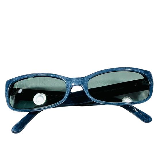 Smith Optics Memphis Sunglasses Cobalt Frame Gray Glass Lens France New Vintage - Picture 1 of 11